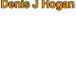 Hogan Denis J - Darwin Builders